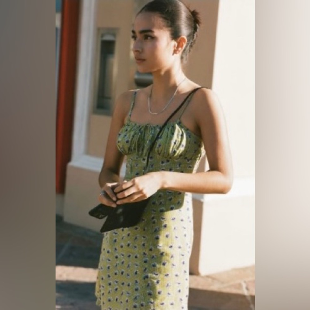 Urban Outfitters green mini dress